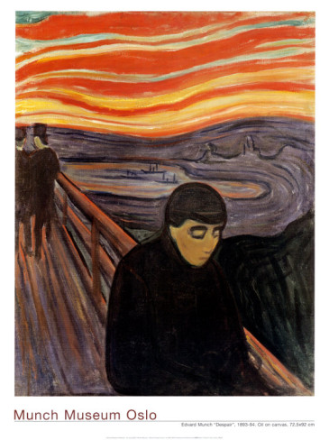 Despair, 1894 by Edvard Munch